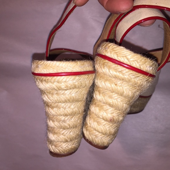 authentic HERMÈS platform wedge ESPADRILLE size 41 - Picture 7 of 8